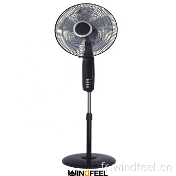 Ventilateur sur pied électrique ca 220v à base ronde